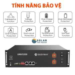 Pin lưu trữ Lithium Easyway 5KW,7KW, 10KW 14.3KW BH 10 năm 11 pin luu tru easyway 2