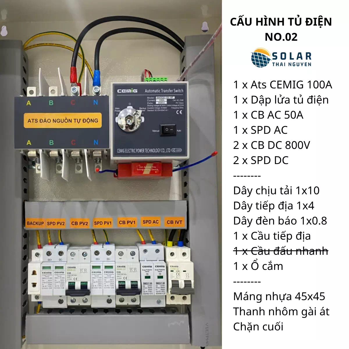 Tủ điện Solar Hybrid 1Pha, 3Pha 5 Tủ điện Solar Hybrid 1Pha, 3Pha - Ảnh 5