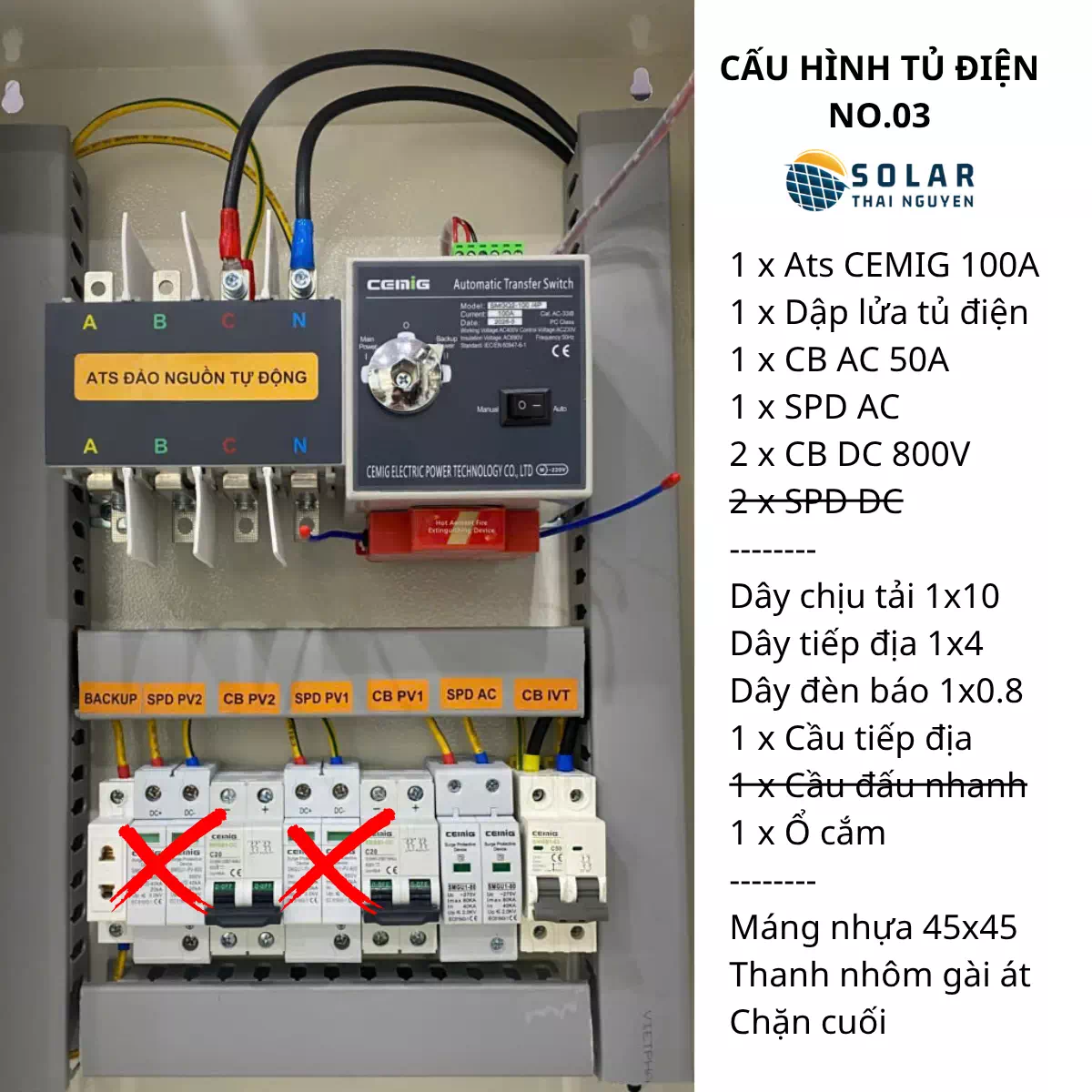 Tủ điện Solar Hybrid 1Pha, 3Pha 6 Tủ điện Solar Hybrid 1Pha, 3Pha - Ảnh 6