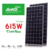 Tấm pin năng lượng mặt trời Jinko 615W N type 18 tam pin jinko 615W