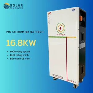 Combo Điện Mặt Trời 6KW Hybrid Solis (Giảm 2t-2,5t Tiền điện) 13 pin luu tru lithium bkbattech
