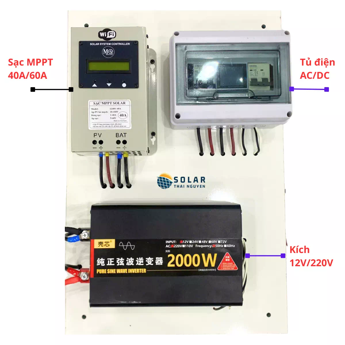 Sạc Năng Lượng Mặt Trời, Sạc Mppt 45A, 60A 4 Sạc Năng Lượng Mặt Trời, Sạc Mppt 45A, 60A - Ảnh 4