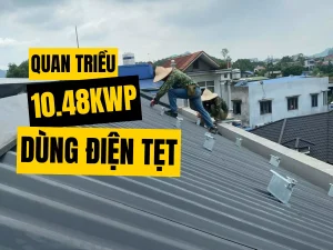 điện mặt trời quan triều
