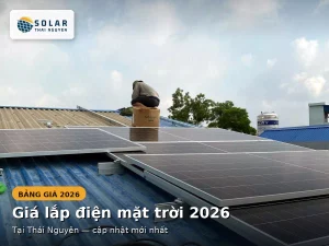 giá lắp điện mặt trời thái nguyên