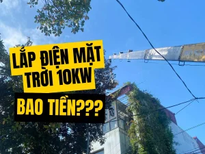 lắp điện mặt trời 10kw