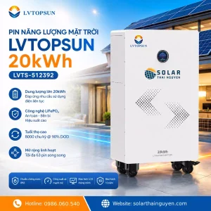Pin lưu trữ năng lượng mặt trời 20KW - Lvtopsun 20kWh - Ảnh 2