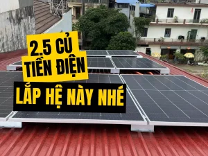 điện mặt trời phố đầm xanh